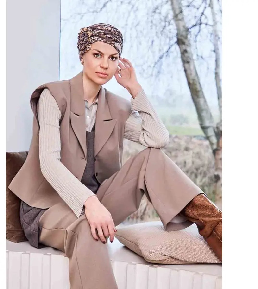 hoclotus turban - linen - christine headwear - chemo - alopecia