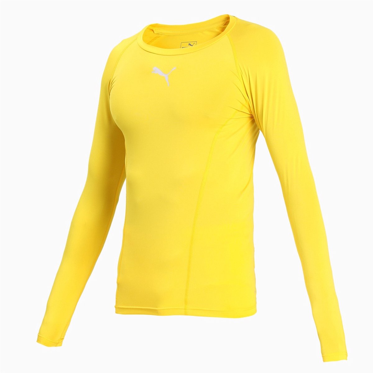 Puma Shirt LIGA Baselayer Tee Longsleeve 655920 Cyber -XL Geel