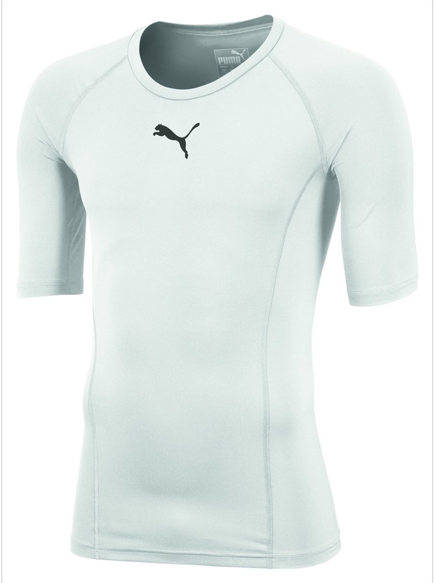 Puma Kinder Shirt LIGA Baselayer Tee SS Jr 655919 Puma -152 Wit