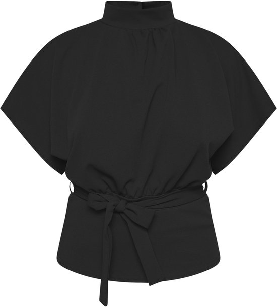 SISTERS POINT Girl-top6 - Dames Top - Black - Maat L