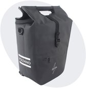 Voltano E-bike Shopper Enkele Fietstas - Zwart - 27 Liter - 100% Waterdicht - Extra Schouderband