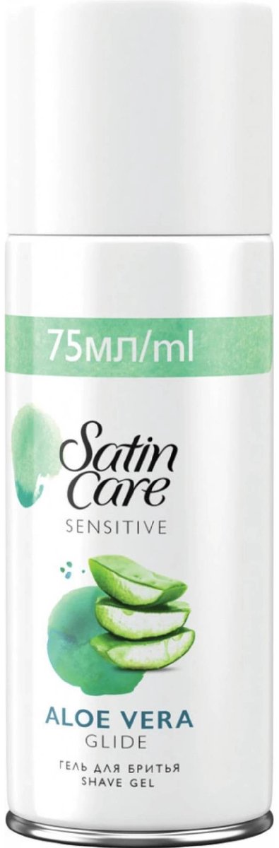 Satin Care - Scheergel - Sensitive - Met Aloe Vera - 200ml