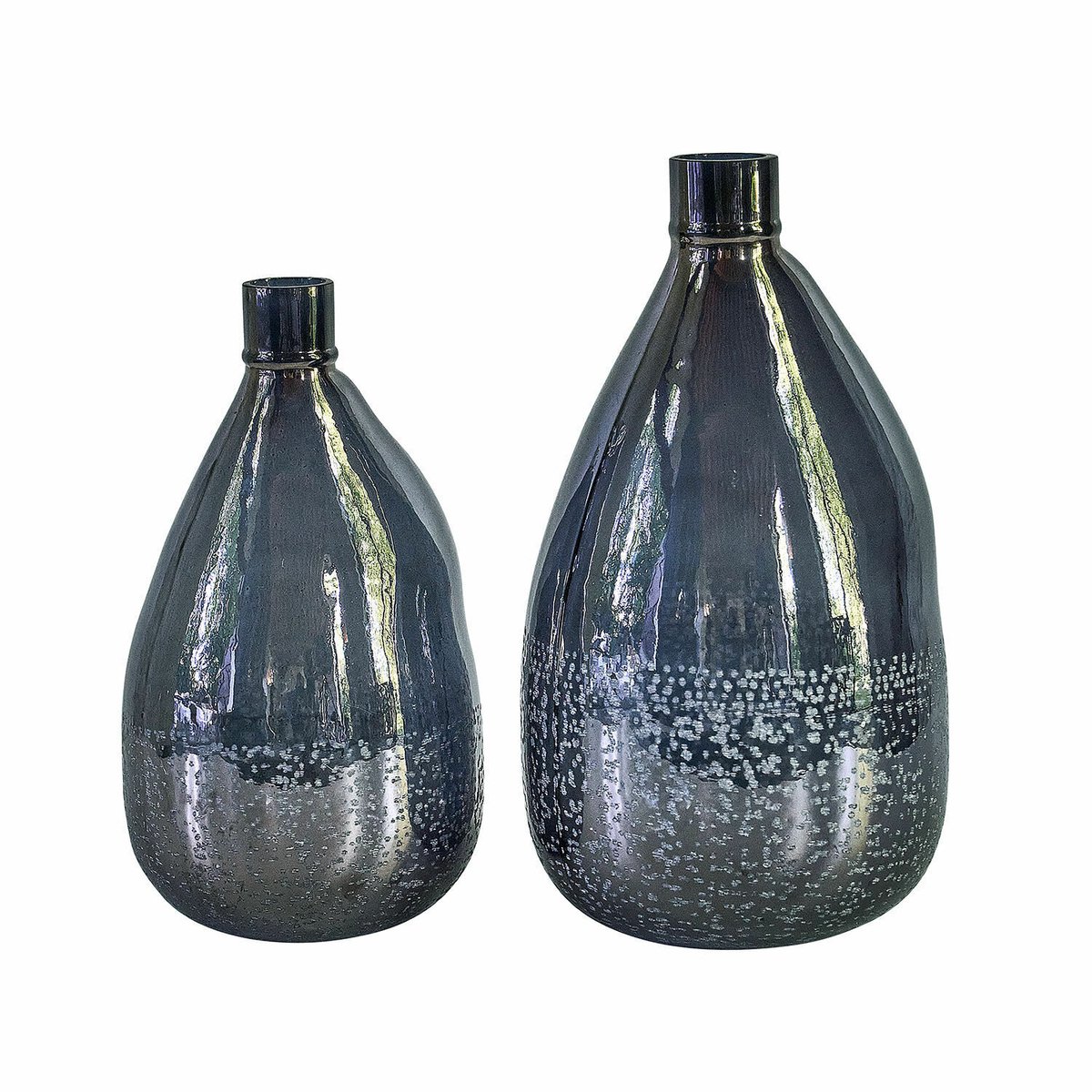 Loberon Vaas set van 2 Qilevon antiekblauw