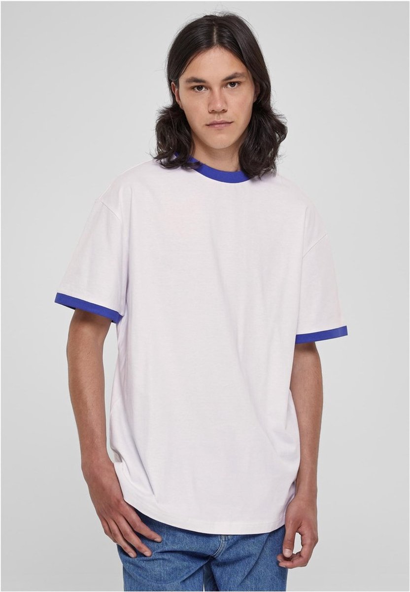 Urban Classics Oversized Ringer Heren T-shirt XL Zwart