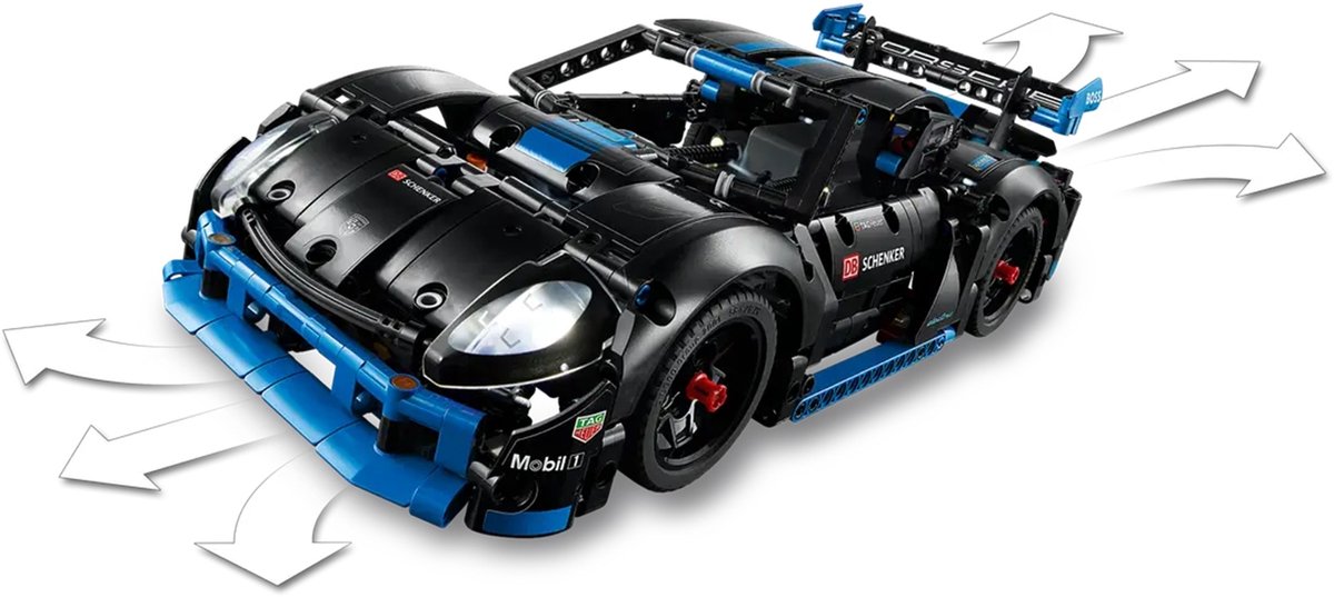 LEGO Technic Porsche GT4 e-Performance racewagen 42176 — afbeelding 7