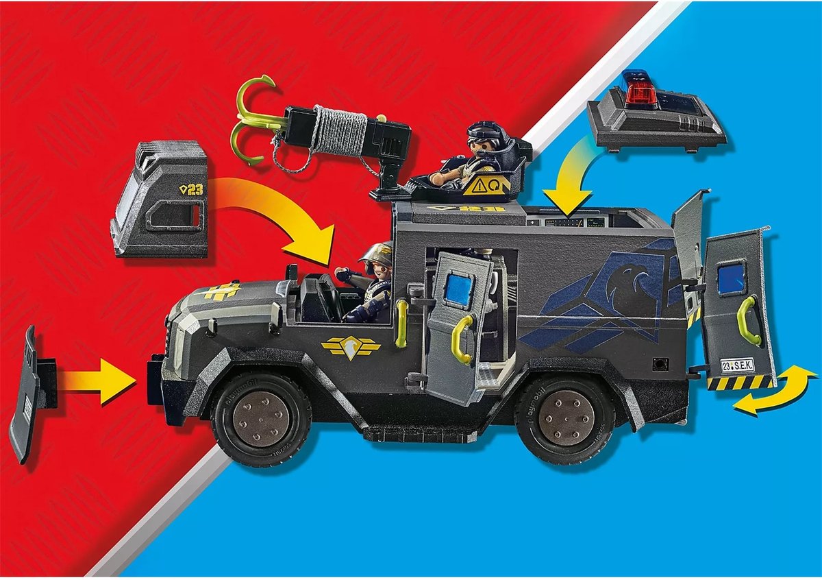 PLAYMOBIL City Action SE-terreinwagen - 71144 — afbeelding 3