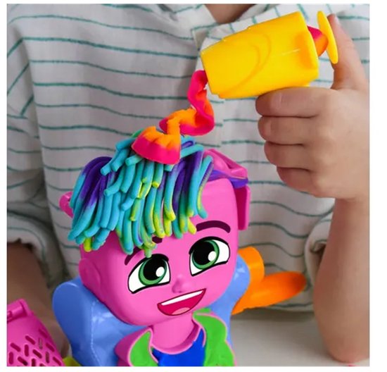 Play-Doh Haarsalon Speelset - Boetseerklei - Inclusief 6 Play-Doh potjes - Knutselen voor kinderen