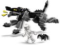 Figurines LEGO Fortnite : un loup gris, un squelette et une araignée.