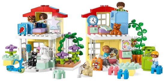 LEGO DUPLO Town 3in1 Familiehuis Speelgoed Poppenhuis voor 3+ Jarigen - 10994