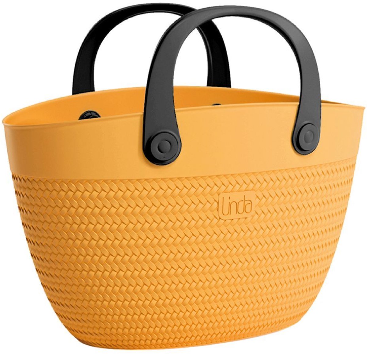 Linda Bag Beach 50x41 cm Geel/Zwart
