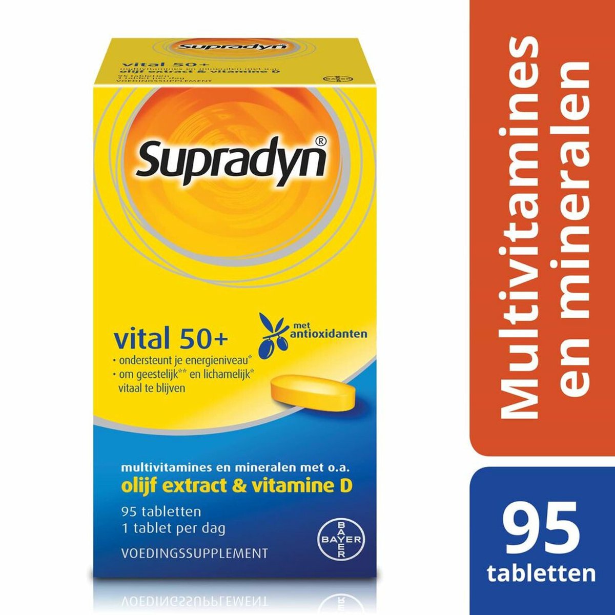 Supradyn - Vital 50+ - 3 x 95 tabletten - Voordeelverpakking