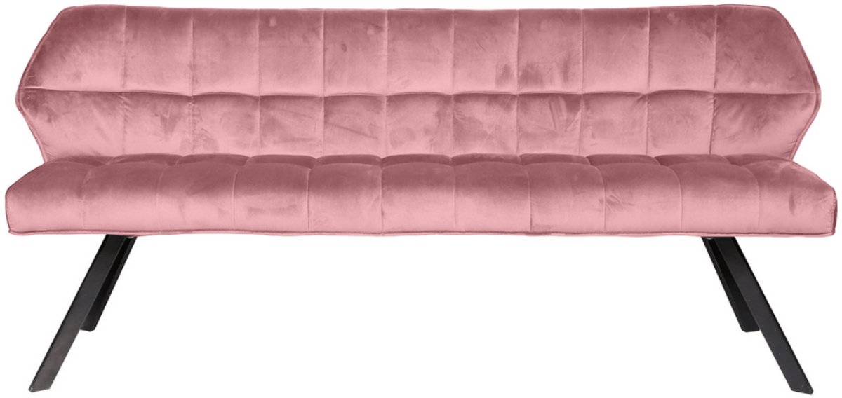 Fraaai - Ramon eetkamerbank 180 cm velvet roze