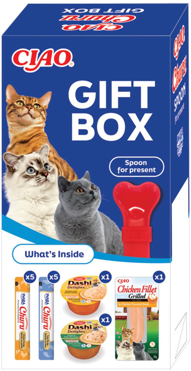 Inaba Ciao Gift Box Kattensnacks 2024 305 gr