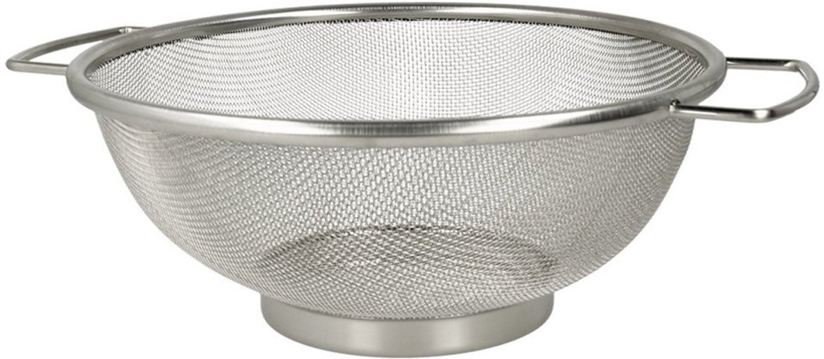 Metaltex - Staande zeef - Diameter 26cm - Roestvrijstaal - Met grepen