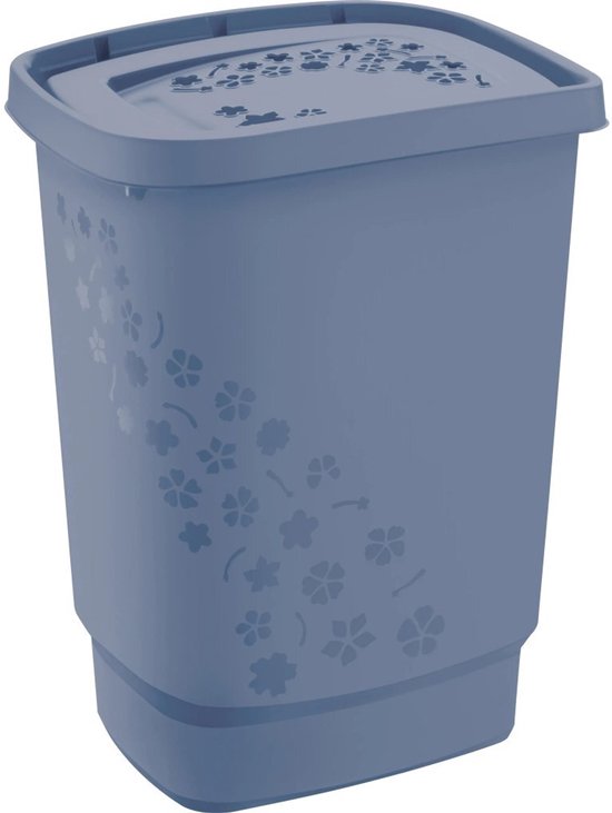 Rotho Wasmand, kunststof (PP) BPA-vrij, Zwart, 50l, 43 x 34 x 53 cm, 0235005