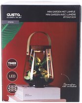 Mini jardin avec lumière ø17,5xc21,5c