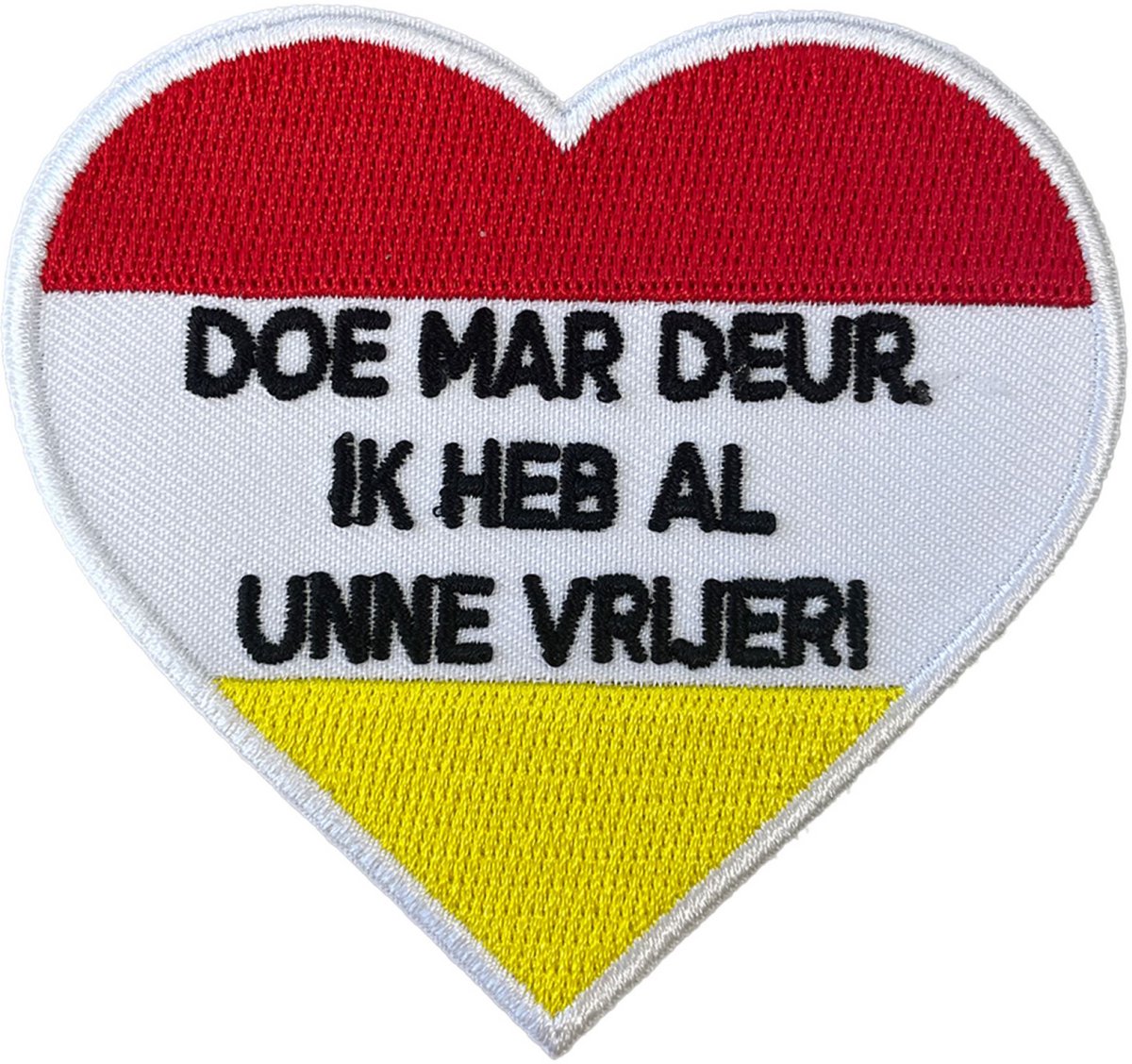 Oeteldonk embleem – Hart – Doe mar deur