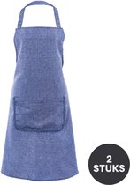 Tablier STELLA 70x85cm, SET/2, bleu foncé