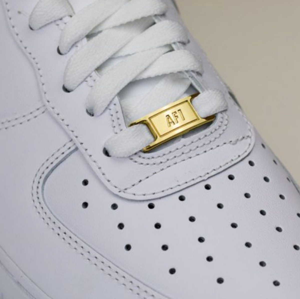 AF1 tags | Lace Locks | Goud | Schoenaccessoires