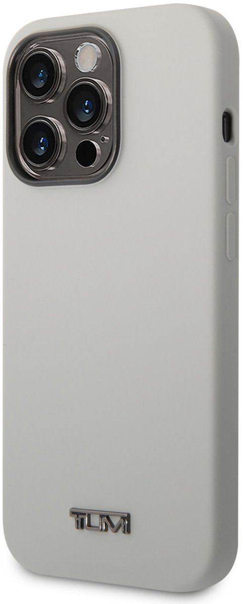 Tumi iPhone 14 Pro Back cover case - Magsafe - Liquid Silicone - Grey