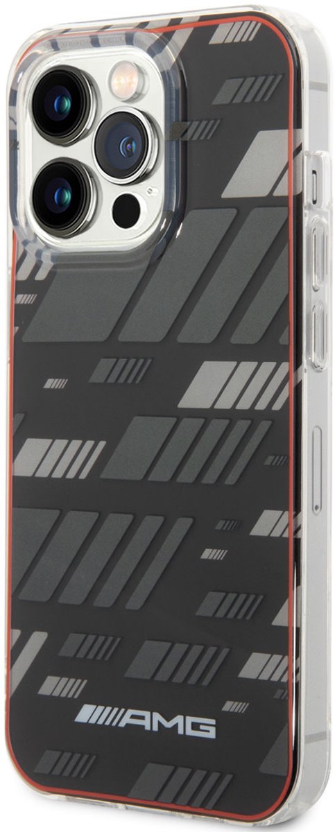 AMG iPhone 14 Pro Back cover case - Double Layer - Expressive Graphic Design - Black