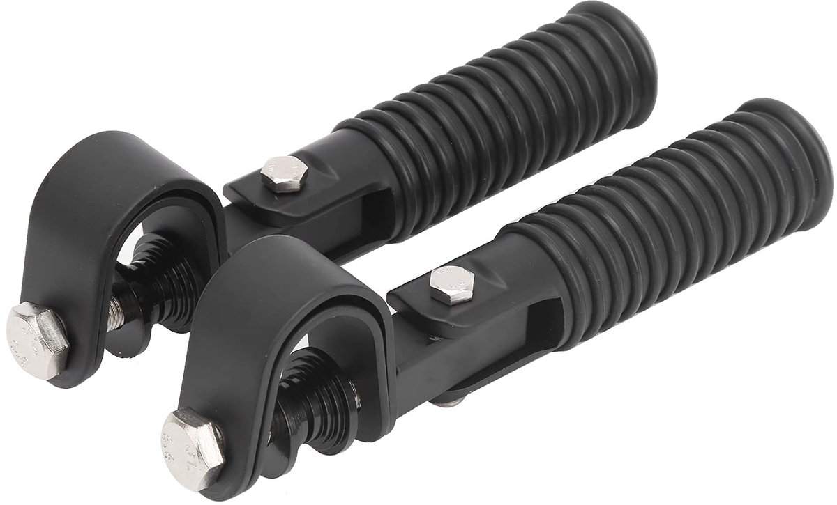 Motorfiets Voetsteunen Klem - 1 inch - Met Rubber - Voor Crash Bar Guard