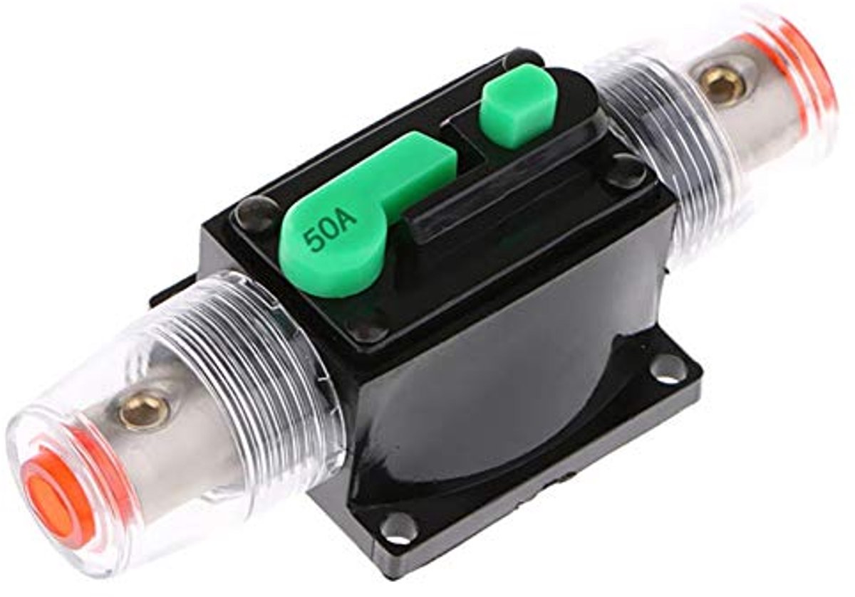 DC 12V/24V Automatische Circuitonderbreker - Waterdichte Fuseholder met Handmatige Resetfunctie voor Auto Audioprotectie