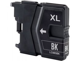 Inktkeuze LC-985 XL Zwart - Huismerk inktcartridge compatible met Brother DCP 145C \ DCP 163C \ DCP 165C \ DCP 167C \ DCP 185C \ DCP 195C \ DCP 365CN \ DCP…