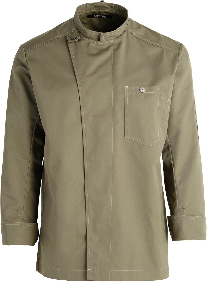 Kentaur Unisex chef-/service jacket 23570-102 Hunter Groen