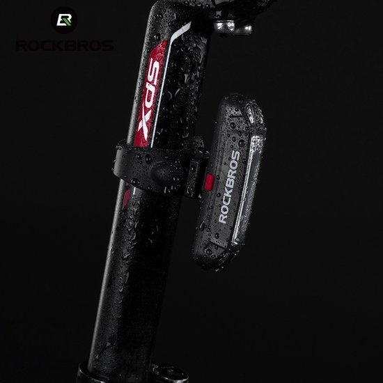 LED Fiets Achterlicht - Oplaadbaar - Zeer Helder 100lumen - IPX5 Waterdicht - Makkelijk Installeren - Rockbros — afbeelding 2