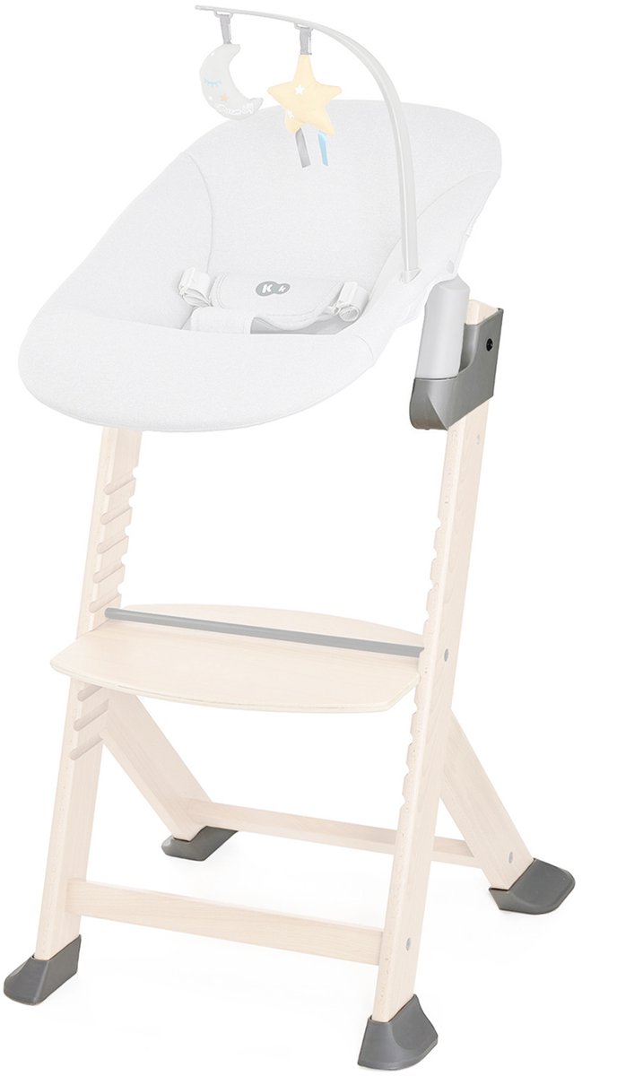 Kinderkraft Adapteren ENOCK - complete set adapters om Calmee wieg veilig op de ENOCK kinderstoel te monteren - Grijs van Kinderkraft — afbeelding 4