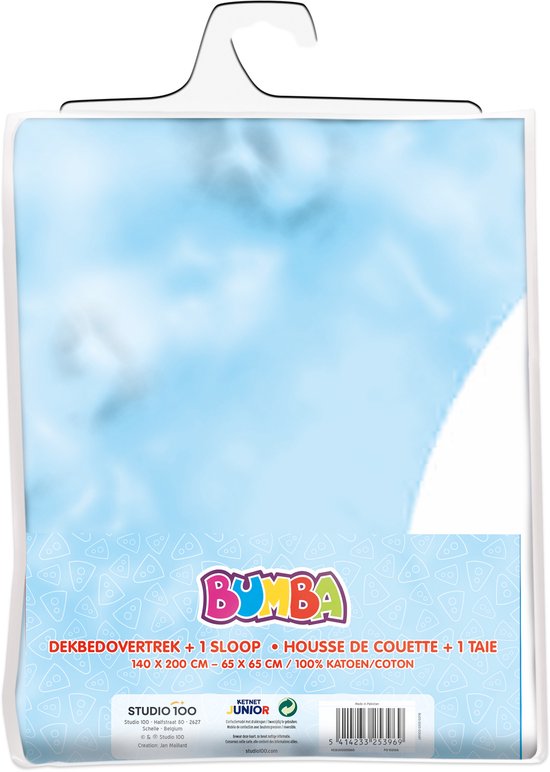 Bumba - Dekbedovertrek - Inclusief 1 kussensloop - Tweezijdig te gebruiken van Merkloos — afbeelding 3