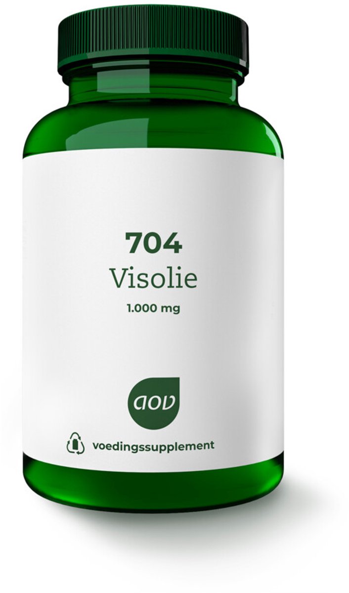 AOV - 704 Visolie 1000 mg - 2 x 120 capsules - Voordeelverpakking