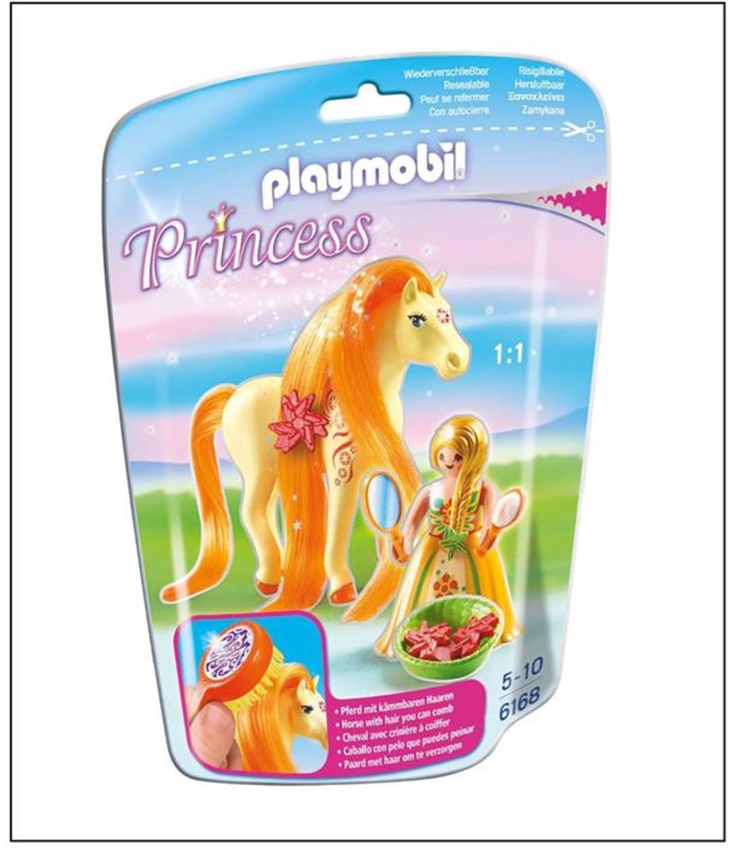 PLAYMOBIL Prinses Sunny met paard om te verzorgen - 6168
