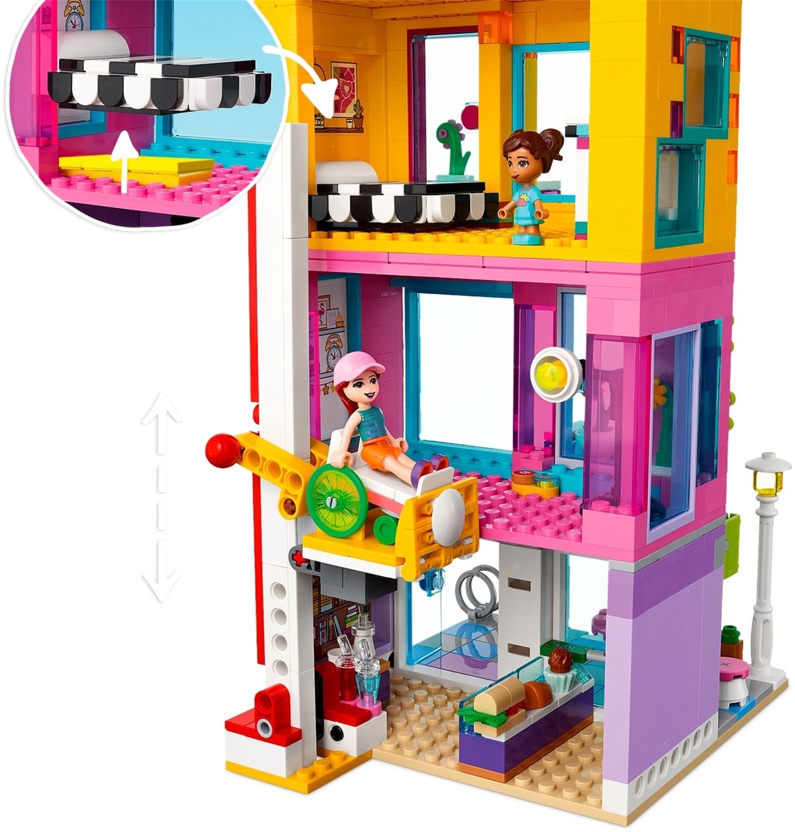 LEGO Friends Hoofdstraatgebouw - 41704 — afbeelding 3