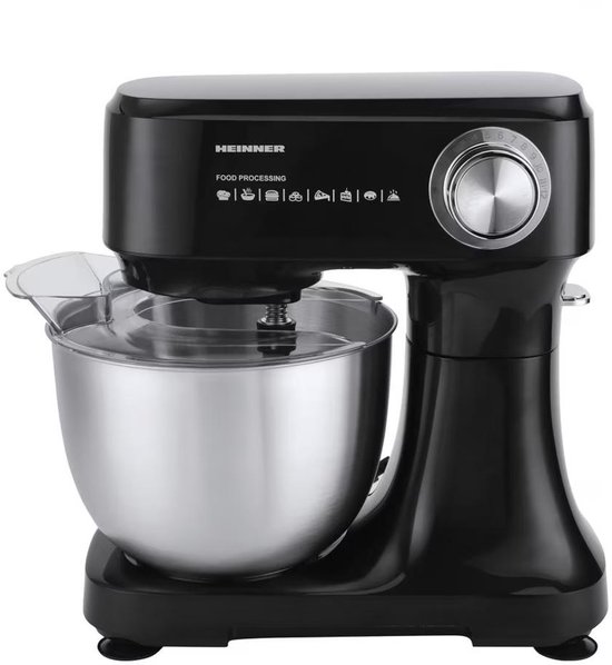 Keukenmachine 2000W - Keukenrobot - Foodprocessor - Keukenmixer Met RVS Mengkom Incl 5 Accessoires 62l Grijs Vivid Green