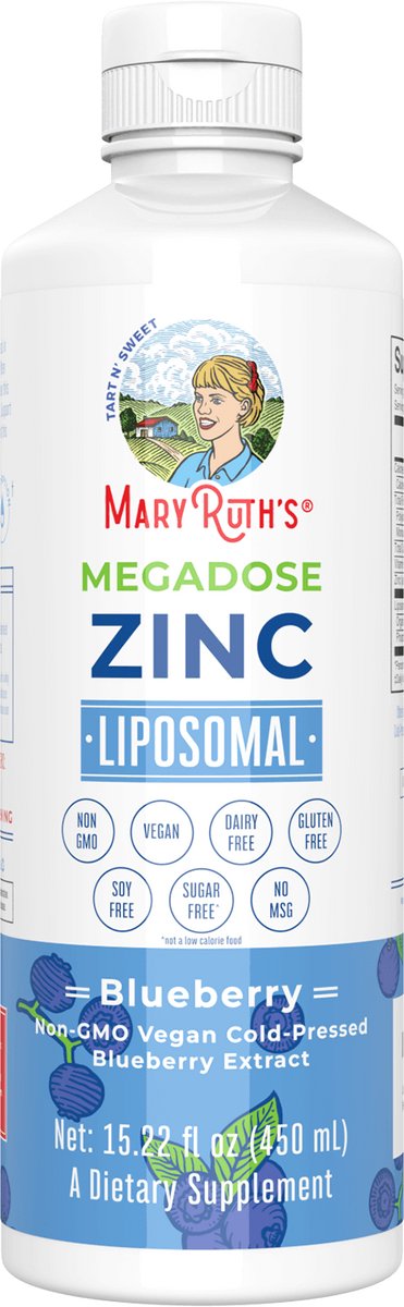 MaryRuth's - Megadose Liposomal Zinc - 450ml