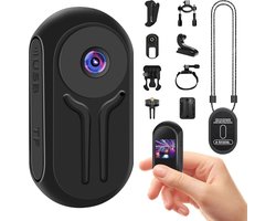 360° Mini Action Camera – Draagbare 1080p Actiecamera voor Avonturen met Multifunctionele Accessoires