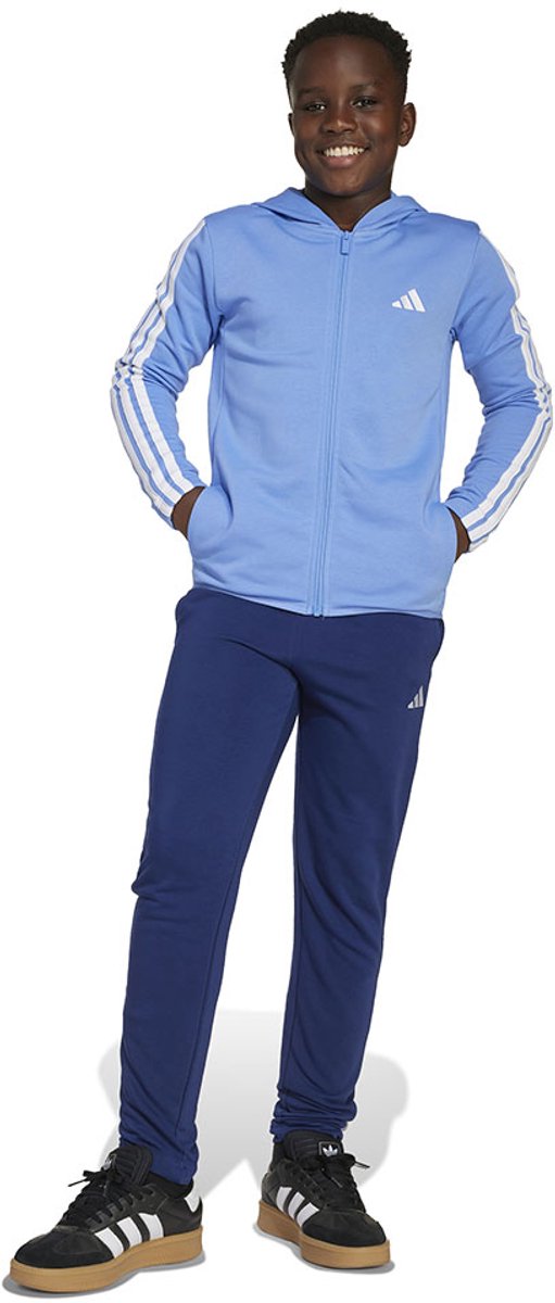 Adidas Essentials Trainingspak 11-12 Years Kinderen Blauw