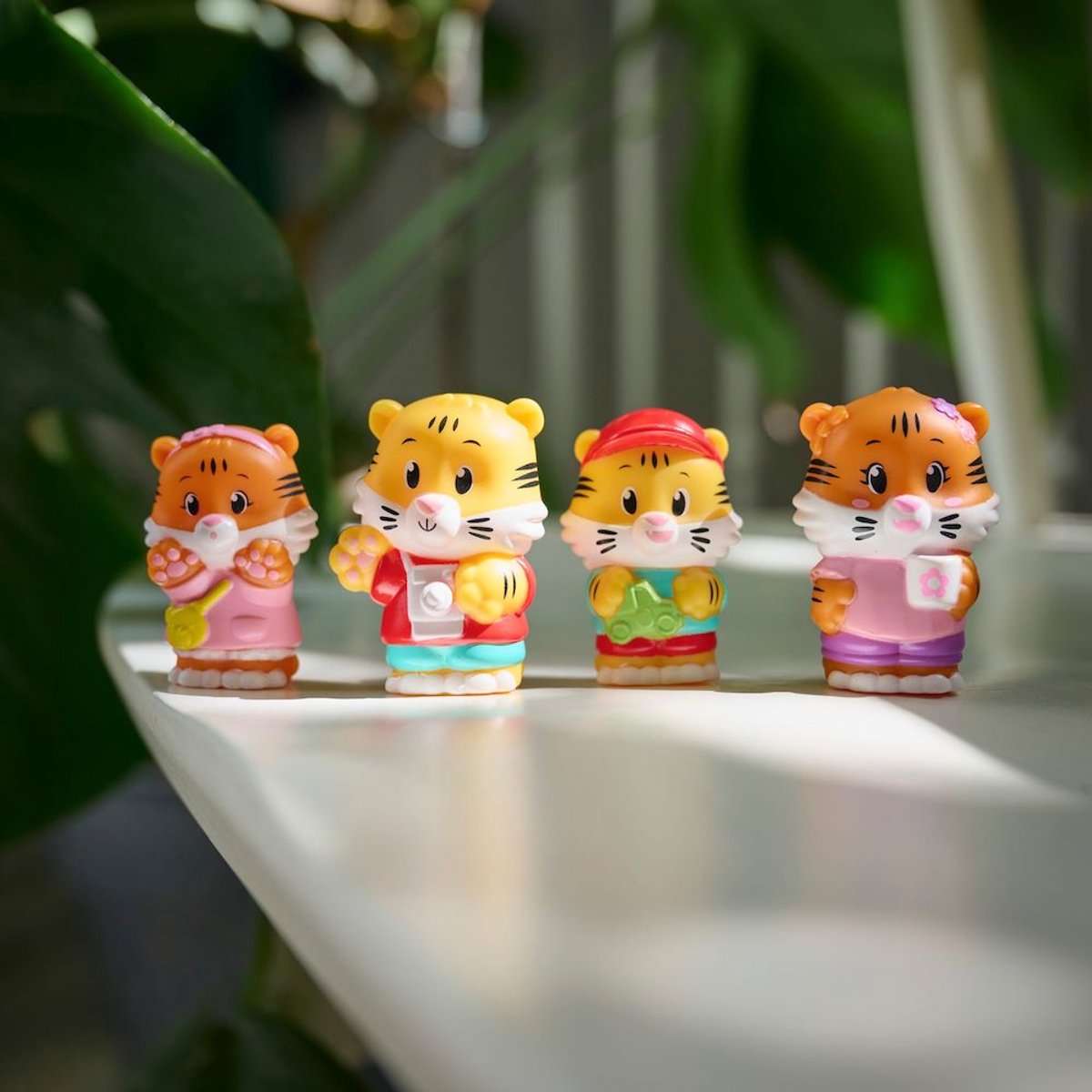 Klorofil Speelset Familie “Tiger” – Poppetjes set – Félix, Cléo, Madie en Alex – Vanaf 18 maanden – 4-delig — afbeelding 4