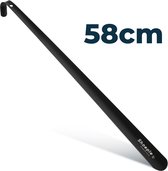 Shoeple Schoenlepel - 58cm Lang - RVS Duurzaam en extra sterk - Zwart