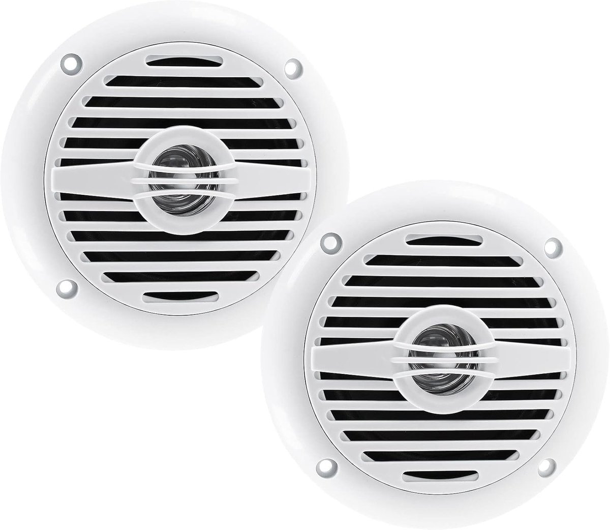 Set van 2 waterdichte inbouwluidsprekers - 100 mm, 60 W, voor binnen en buiten