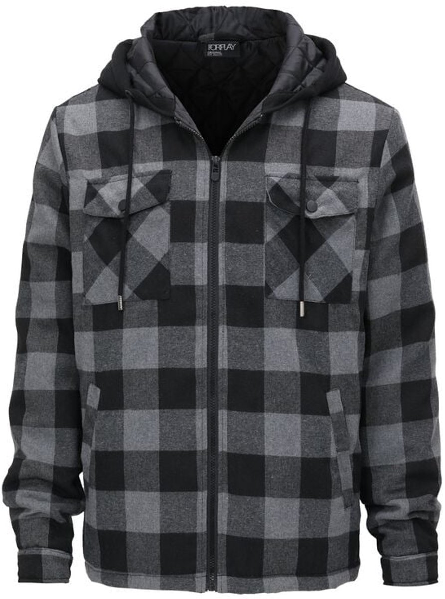 Forplay Lenny Heren Fleece Zwart