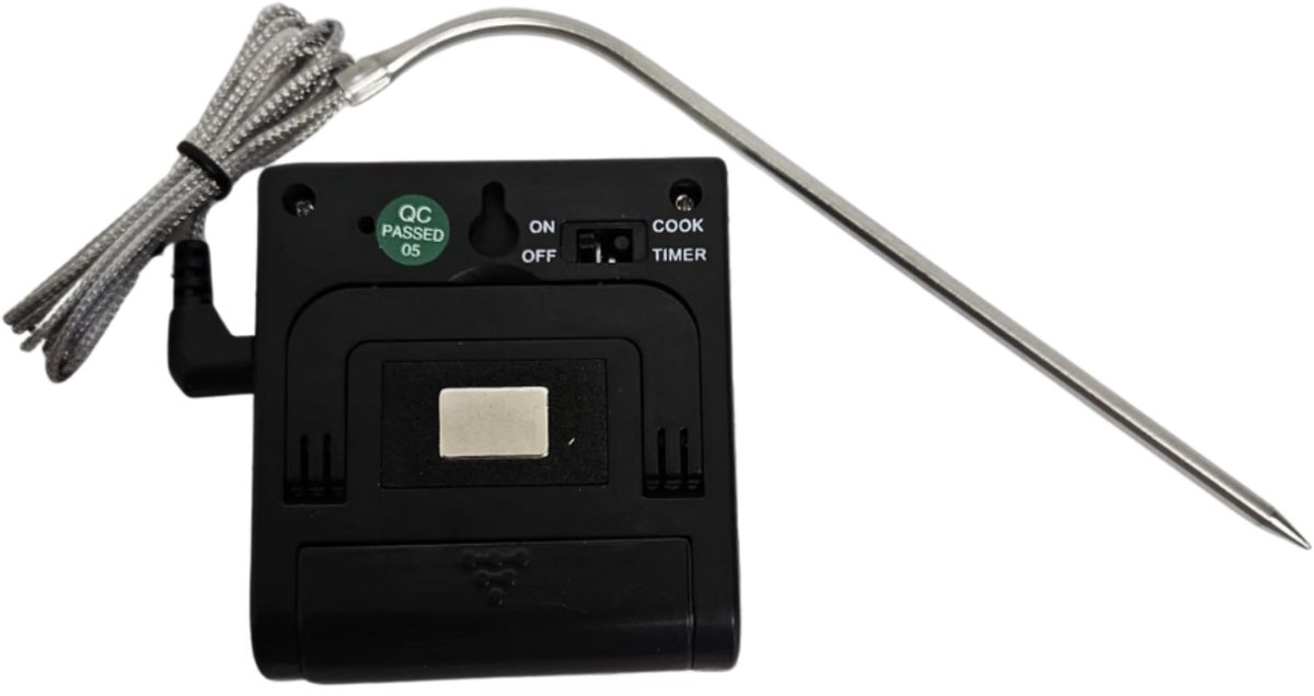Qualitychefs digitale kernthermometer met timer en alarmfunctie — cadeau in Kookcadeaus - foto 5