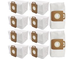 Stofzuigerzakken - geschikt voor Nilfisk Power Series P10 P12 P20 P40 Vacuum Cleaner - Vervangende 107407639 128389187 - stofzakken - Wit - 10 stuks