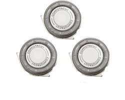 Philips Opzetmesjes geschikt voor elektrische scheerapparaten serie 1000-3000 - scheerkoppen mannen - Vervangmesjes - Accessoires voor dubbellaags trimmesjes - 3 - 3 stuks