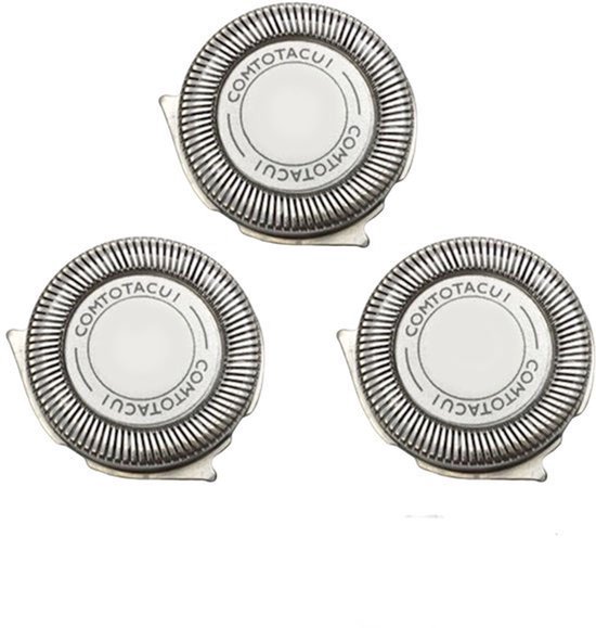 Opzetmesjes geschikt voor Philips elektrische scheerapparaten serie 1000-3000 - scheerkoppen mannen - Vervangmesjes - Accessoires voor dubbellaags trimmesjes - 3 stuks