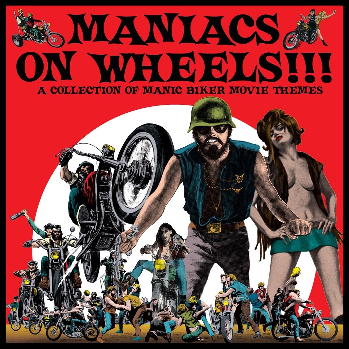 Various Artists - Maniacs On Wheels (LP)