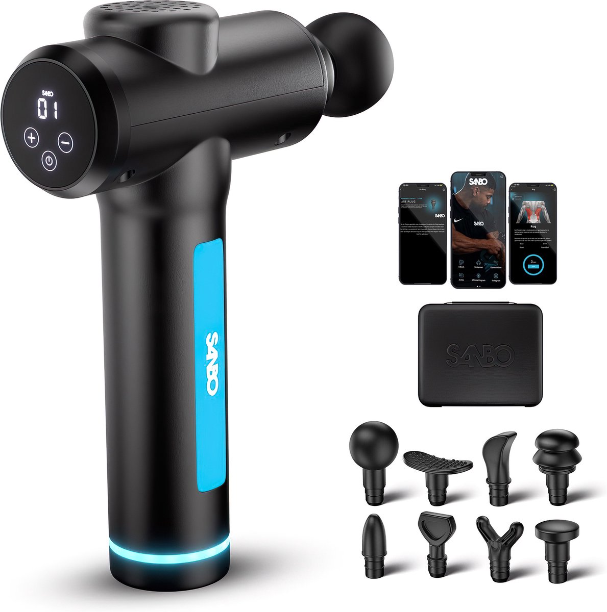 Sanbo Massage Gun Generatie 4 - Massage Apparaat