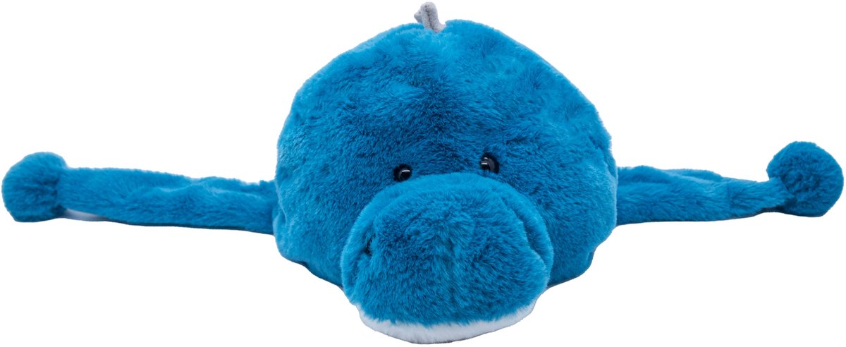 Cute since 1999 - Hoed voor kinderen - Knuffel hoed met Sjaal - Blauwe dinosaurus